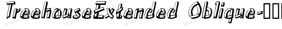 TreehouseExtended Oblique字体转换
